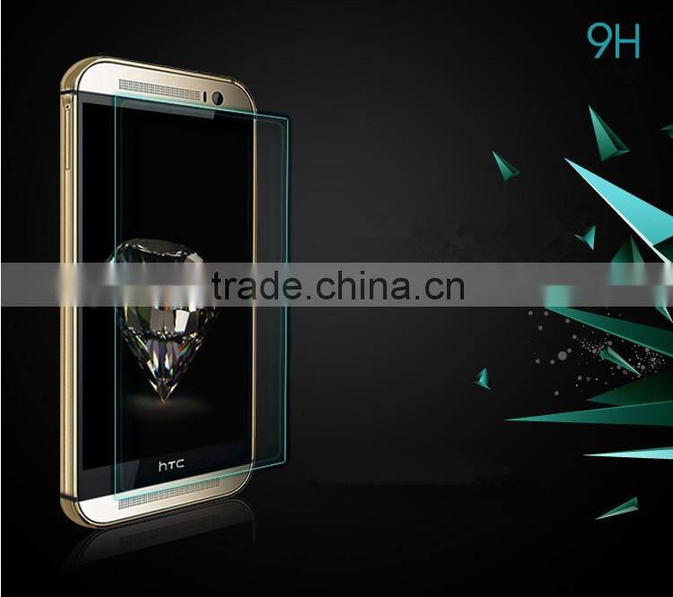 mobile phones accessories/cell phones accessories tempered glass screen protector for HTC One M8