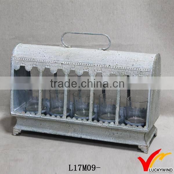 metal base replacement glass 5 candle candle holder