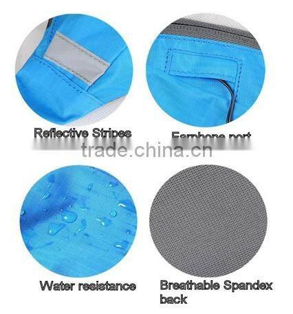 Water Resistance Nylon Runners Belt Waist Pouch