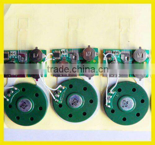 pre-recorded sound module