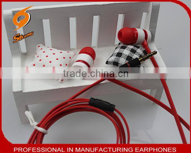 Popular plastic earphone for mobile phone,best new products,made in china.