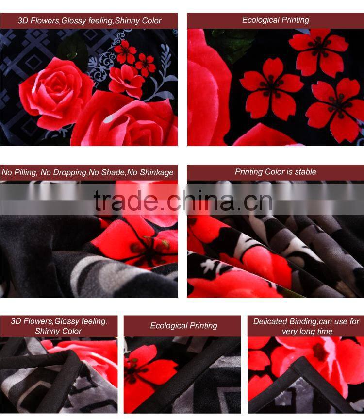 Factory sale blanket and super soft raschel blanket for adults.