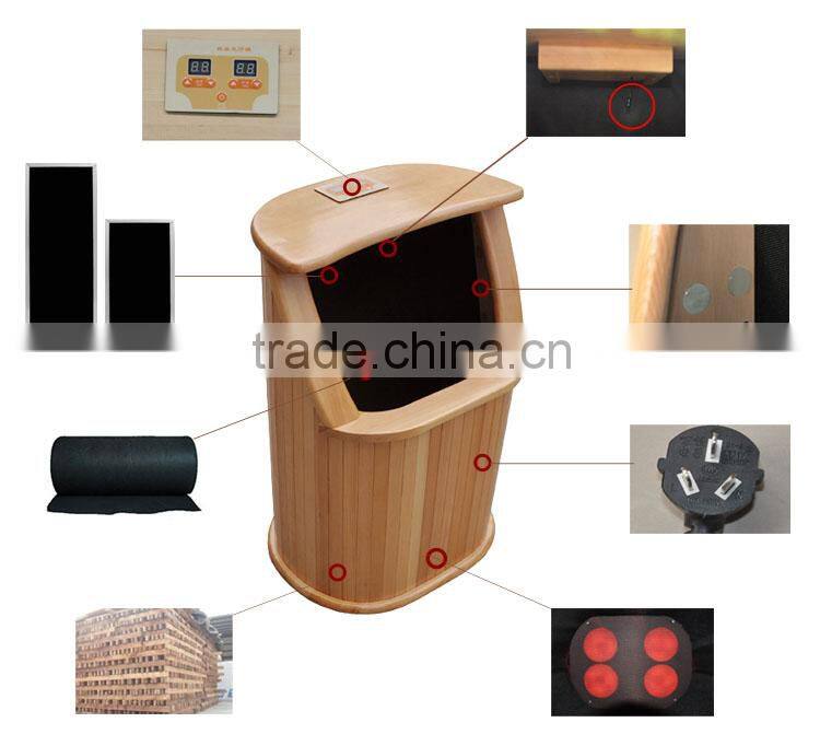 2016 Home Made Portable mini sauna for Detoxing Feet with electric massager (CE/RoSH/ISO)