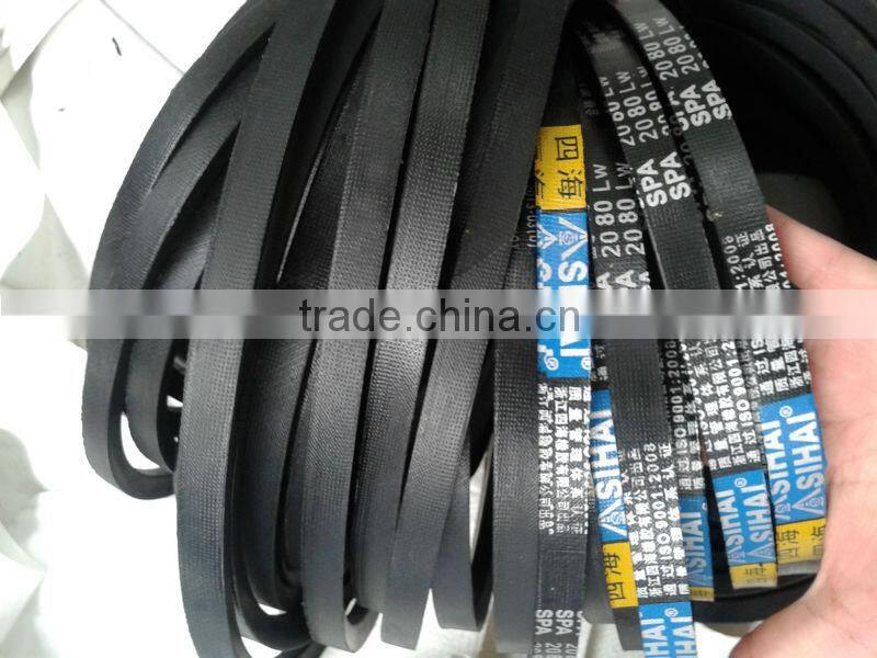 Wedge wrapped v belt SPA type for chemical transmission