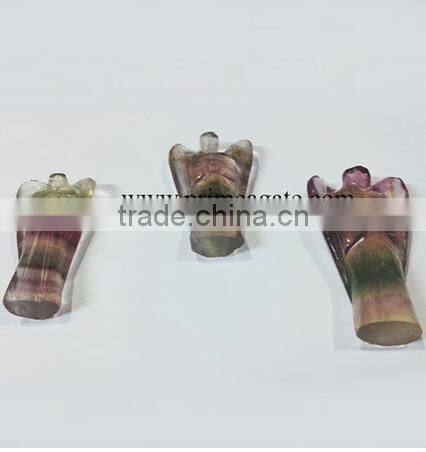 Premium Quality Multi Flourite 2Inch Angles | Wholesale Gemstone Angels - Prime Exports