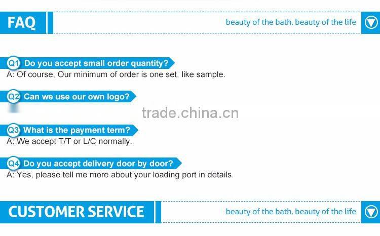 Safety luxury and royal massage bathtub with computer control
