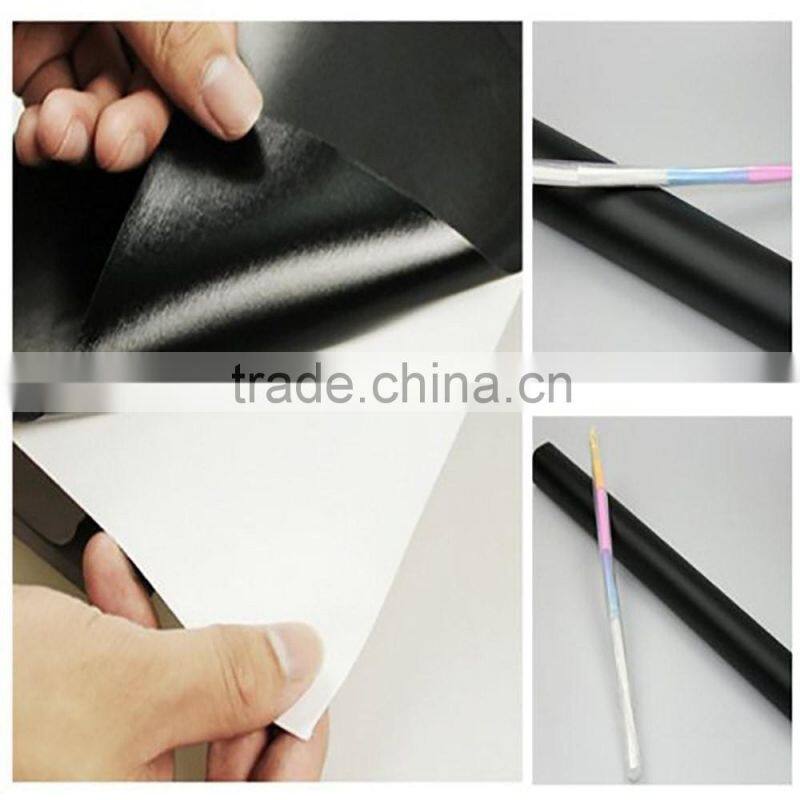 Classroom and office chalkboard roll 45*200cm perfrct for kids drawing and learning kitchen note OEM size and package wide used