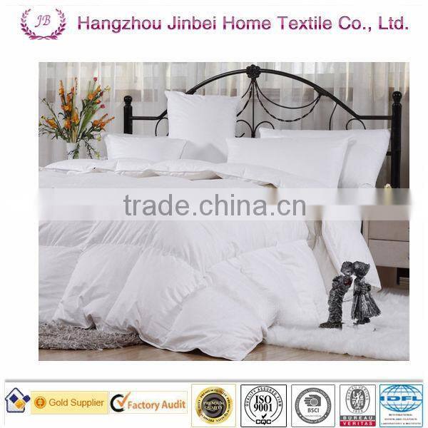 70% white duck down comforter/white duck down and feather duvet/white duck feather comforter