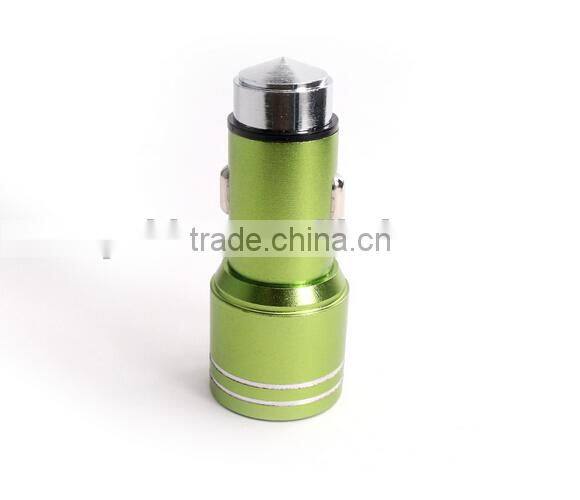 2016 hot sell dual USB Car charger car usb charger with high quality fast feed car charger