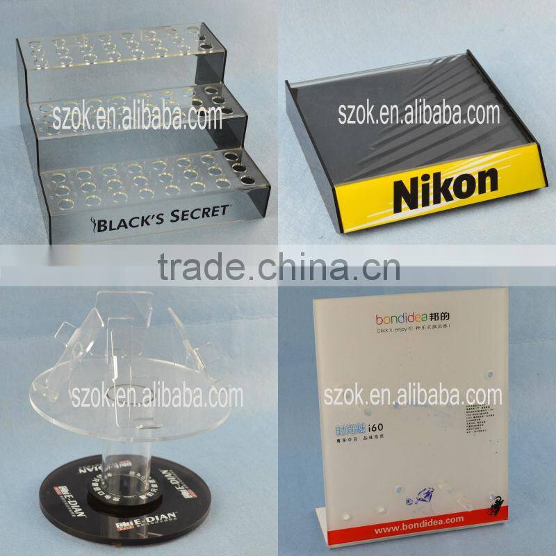 Acrylic modern colored kitchen ceramic knife block set