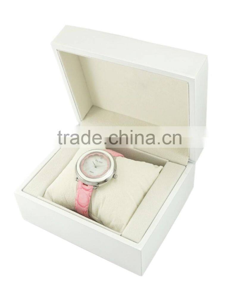 Good quality &price pure white elegant boxes for ladies watches gift case from Alibaba