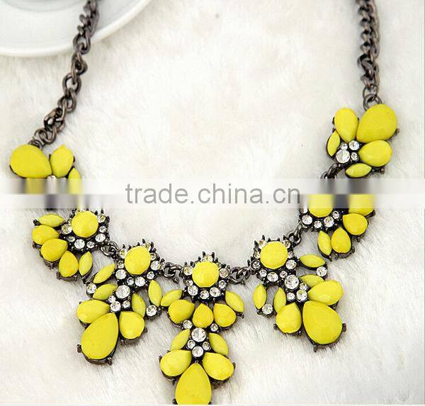wholeale neon bead accessories for women neck