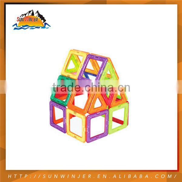 198Pcs Magnetic Blocks Plastic Interlocking Toy For Kids