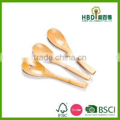 Hot selling multifunctional mini bamboo spoon with long handle