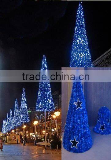 LED Garland eight star Christmas decorative Motif light