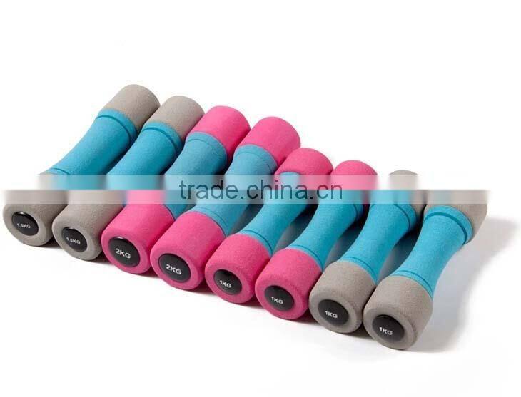 New Style High Quality Foam Cast Iron Dumbbell for Women