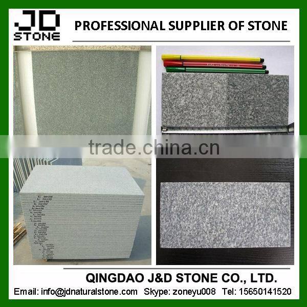 qingdao j&d granite paving tile/ polished grey granite