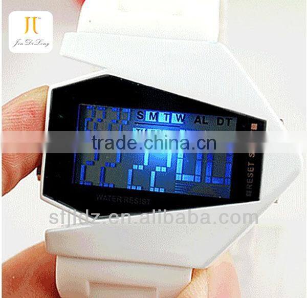 Digital Display and Silicone Strap LED Watches For Men