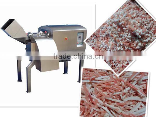 Automatic meat processing machine for electric meat dicer for cubes strips and slices, DRD450 Frozen Meat Dicer