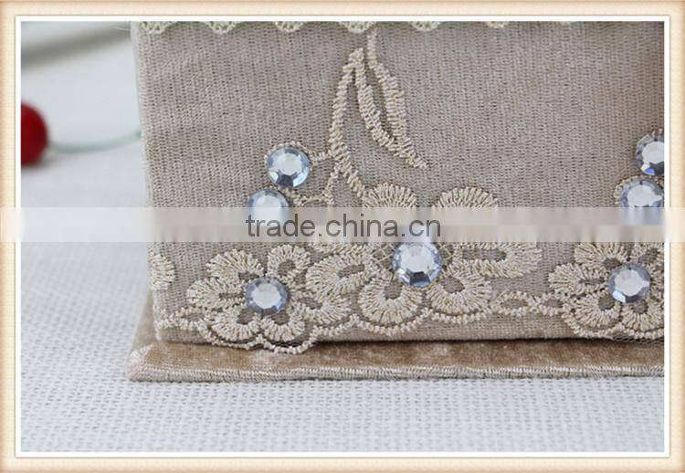 Beautiful velvet box tissue