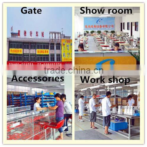 high post-bed single needle compound feed sewing machine 8703 for suitcase