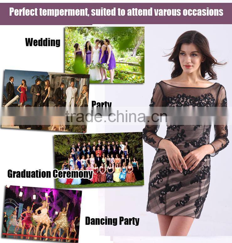 New design Bridesmaid Dress Cocktail Dress For Fat Women Fashion Women Dress 2015