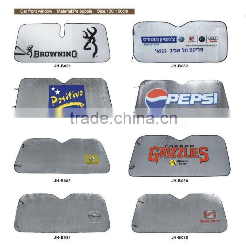 Car front sun shade with customized logo and print picture