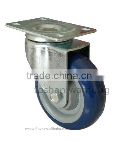 5 Inch Medium Duty Zinc Plate Swivel Caster Wheel
