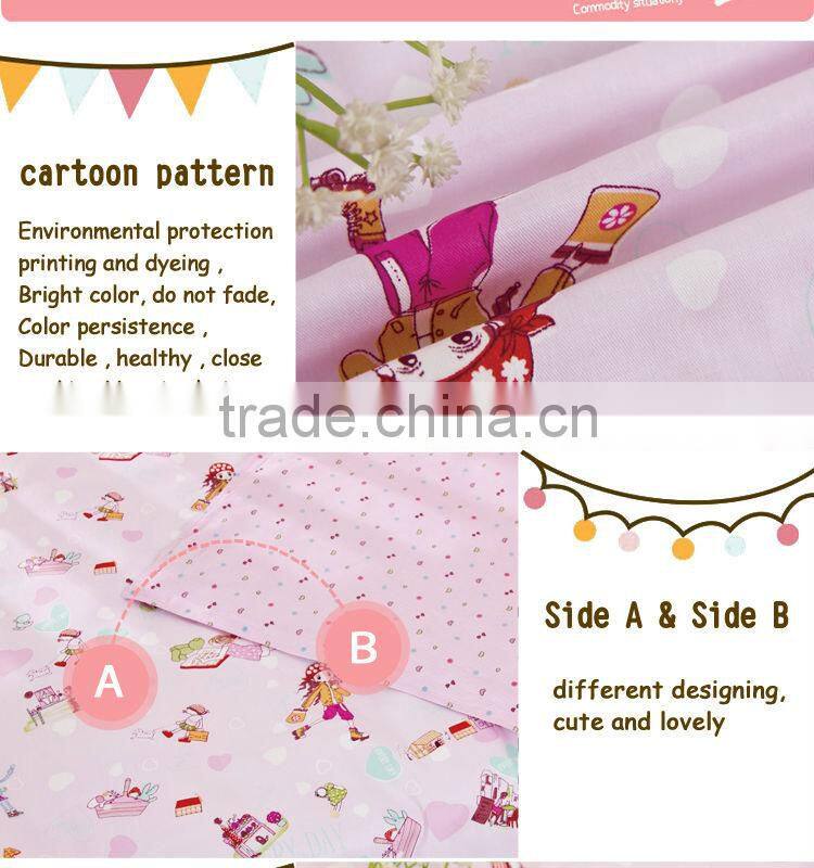 100% cotton baby silk quilt children beding quilt pink color