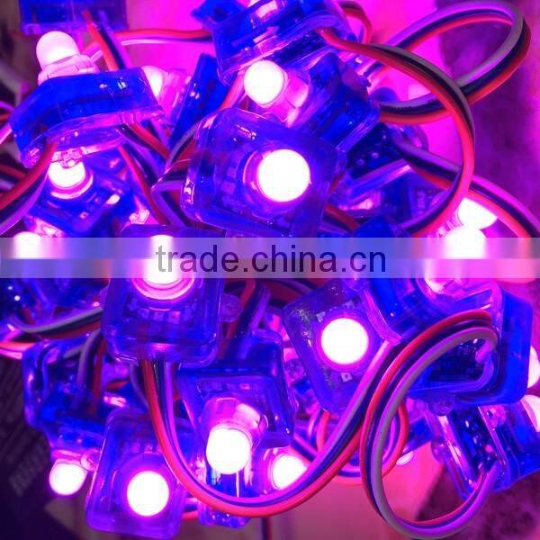 factory provide cheapest IP68 waterproof square pixel light 12mm