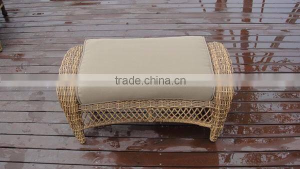 6Pcs Round Rattan Sofa Set Garden
