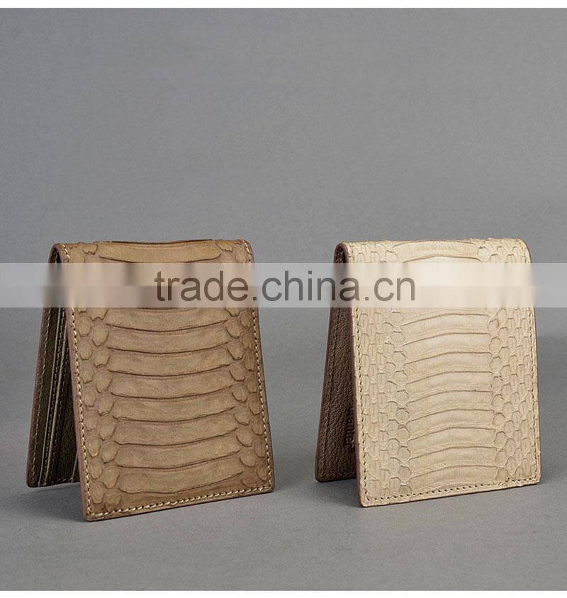 Custom Snakeskin Genuine Leather Wallet, the Lady Woman Wallet Women