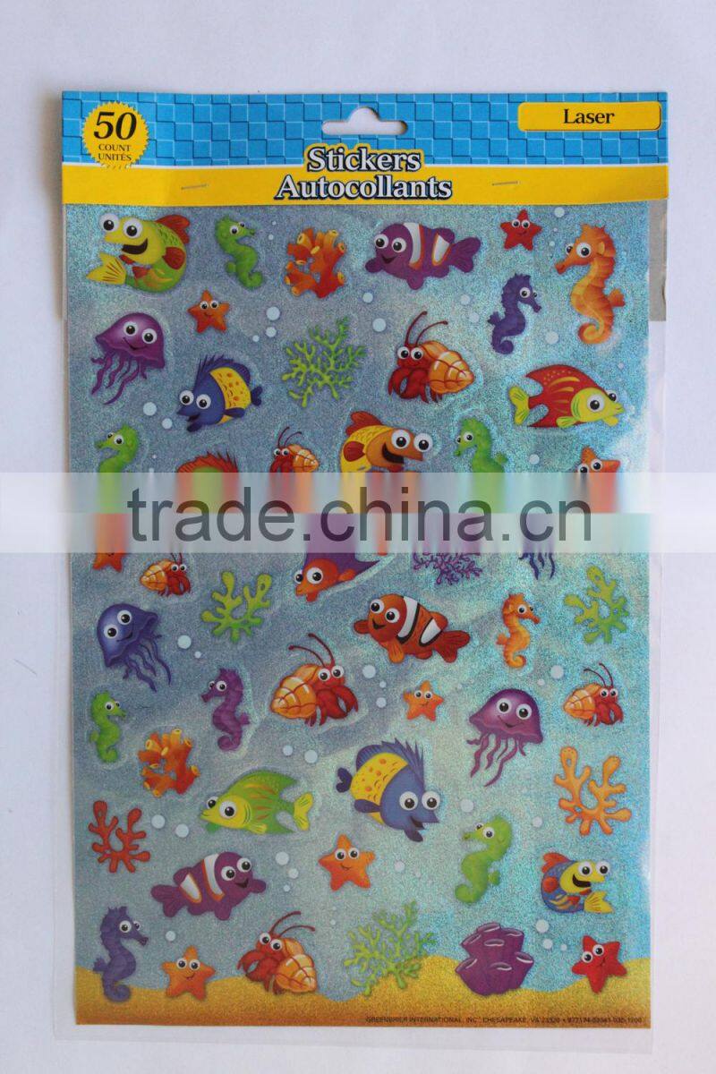 Non-toxic and Removable wall sticker and Kids cartoon sticker
