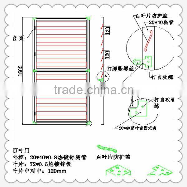 European style good quality window shutter price
