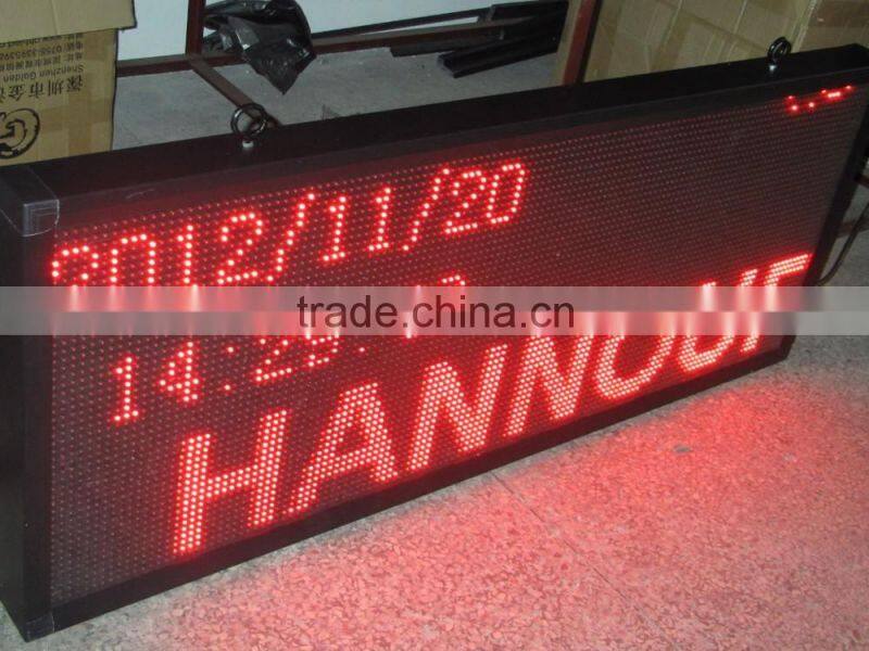 Digital led running display signs P10 smd led moving board for door head display