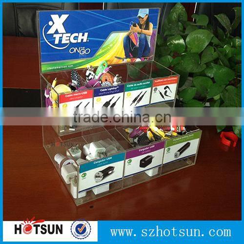 Wholesaletop quality acrylic display stand for cell phone accesories