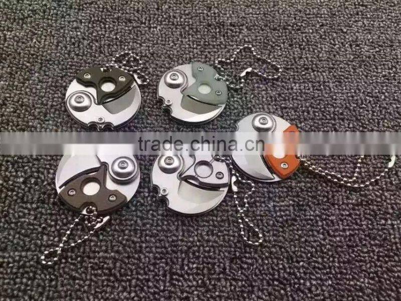 survival whistle top quality folding utility knife