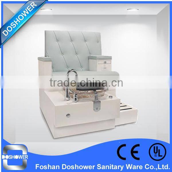 Doshower ladies salons equipment of pedicure chairs white factory sale