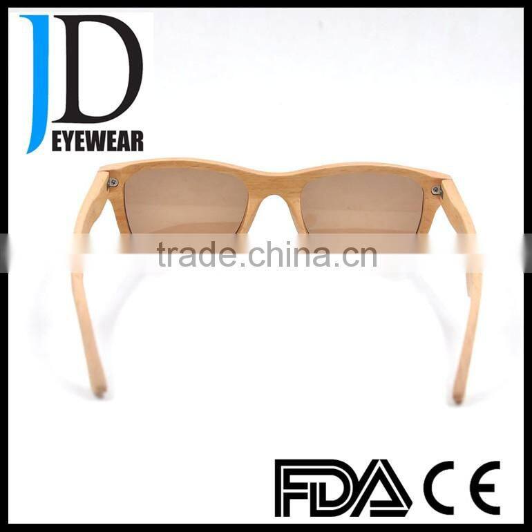 hot selling square traveller wood sunglasses shenzhen manufacturing wood sunglasses