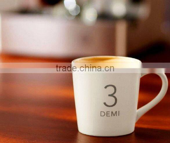 2016 High-Grade different size Milk cup white coffee Mug Porcelain Breakfast Coffee Milk Mug with private lable