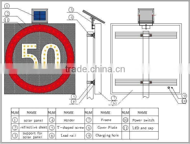 solar flashing no honking traffic signs, solar powered traffic signals