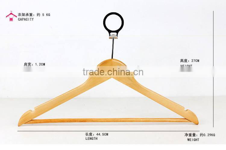 hotel wooden anti-theft security hanger