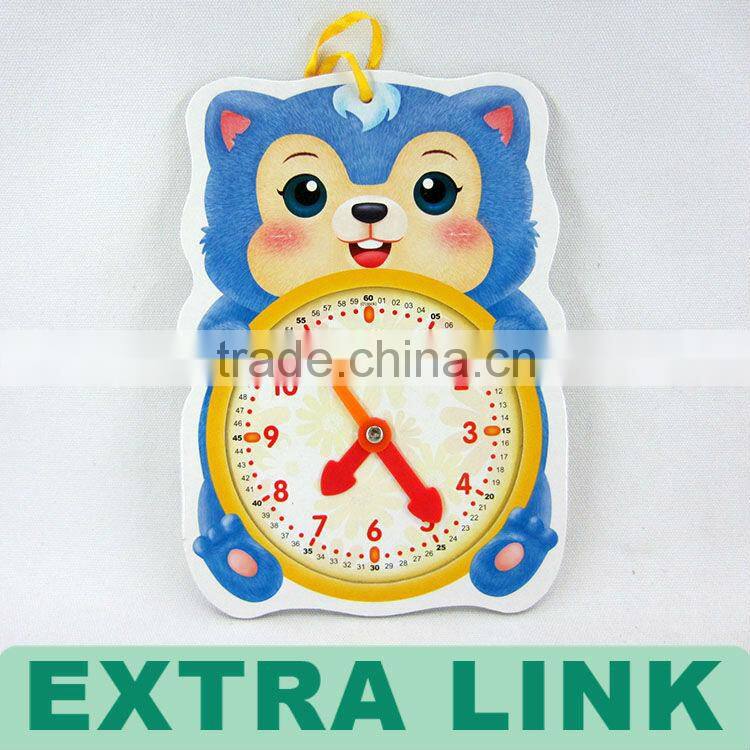 Funny and lovely clock children learning book