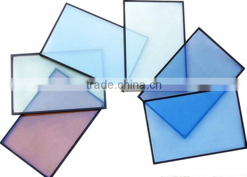 dark grey float reflective glass