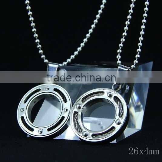 Fashion Design Natural Fine Citrine Siver Pendant For Men and Women