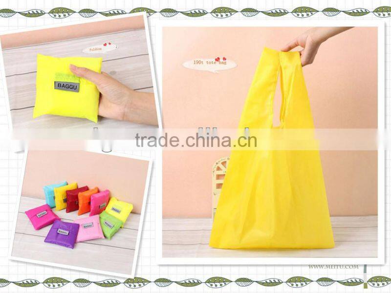 manufacturing Portable polyester bag/polyester zipper tote bag