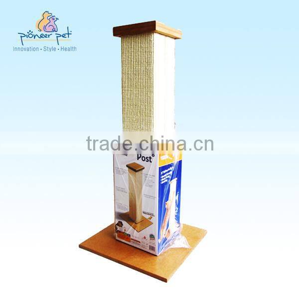 pet furniture for cat , best selling pet products wooden cat toy Cat scratching post