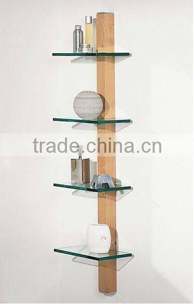 Hot sale!! Glass & Wood Designer Shelf