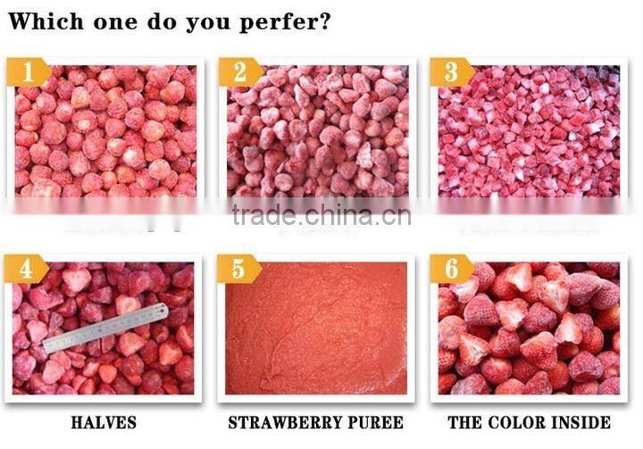 quick IQF strawberry whole