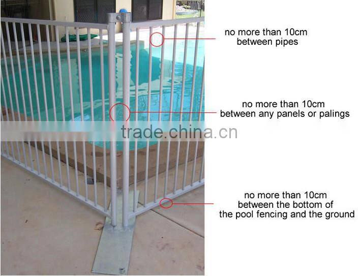 hot dipped galvanized Outdoor Safety Removable Portable Folding Temporary Swimming Pool Fence